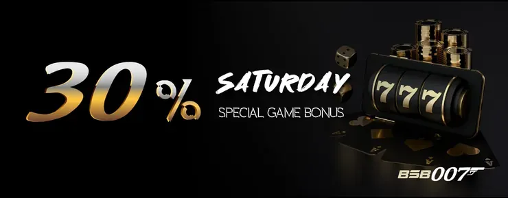 30% Saturday special game bonus at BSB007